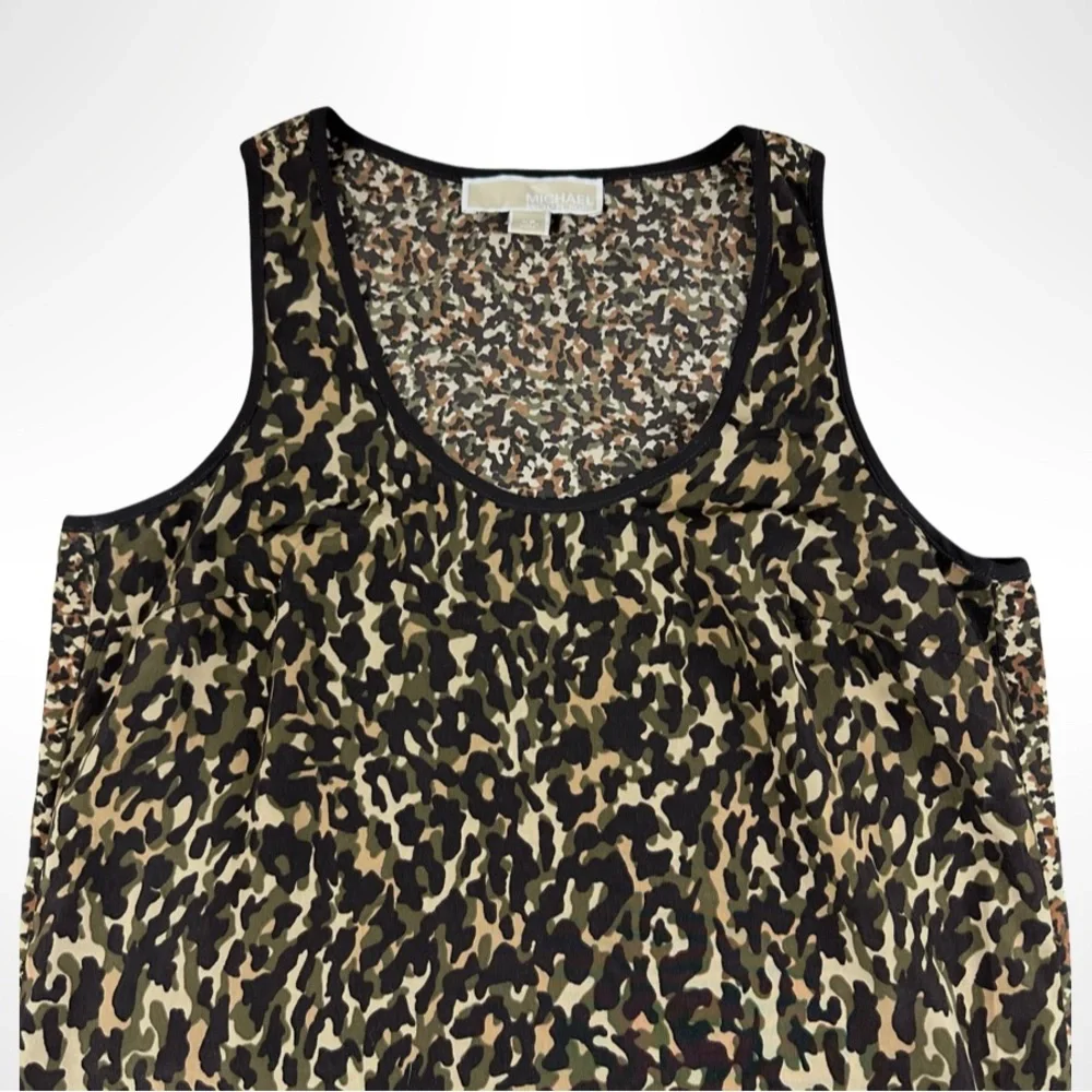 Michael Kors Camo Print Tank Dress - Picture 4 of 8